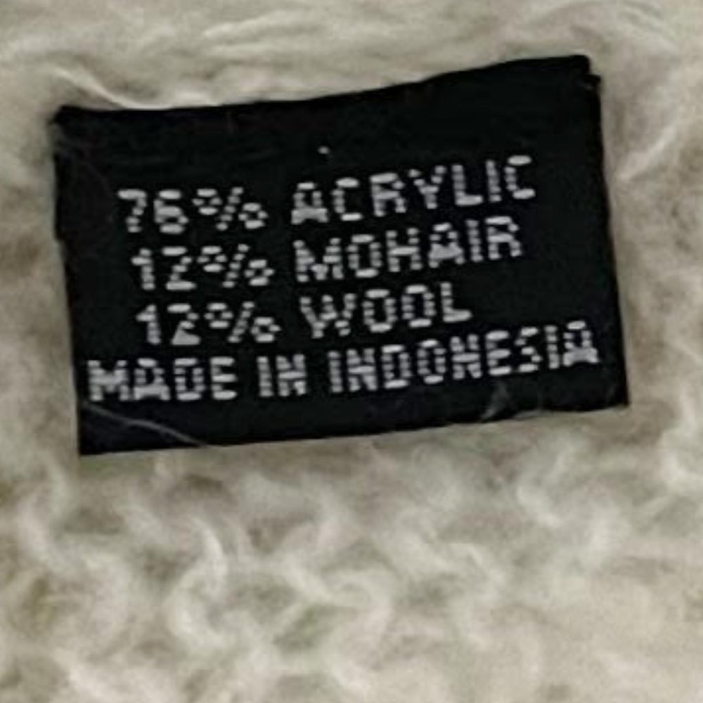 Wooden Ships Anthropologie M/L Mohair Blend Cream Cardigan NEW WITH TAGS - Picture 7 of 8